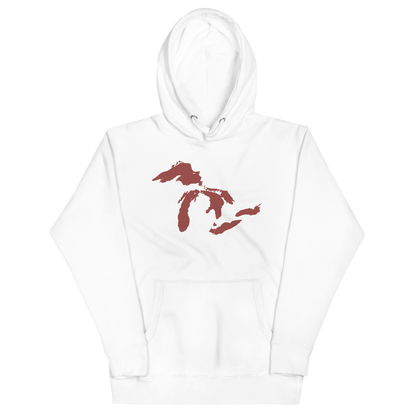 Great Lakes Hoodie (Ore Dock Red) | Unisex Premium