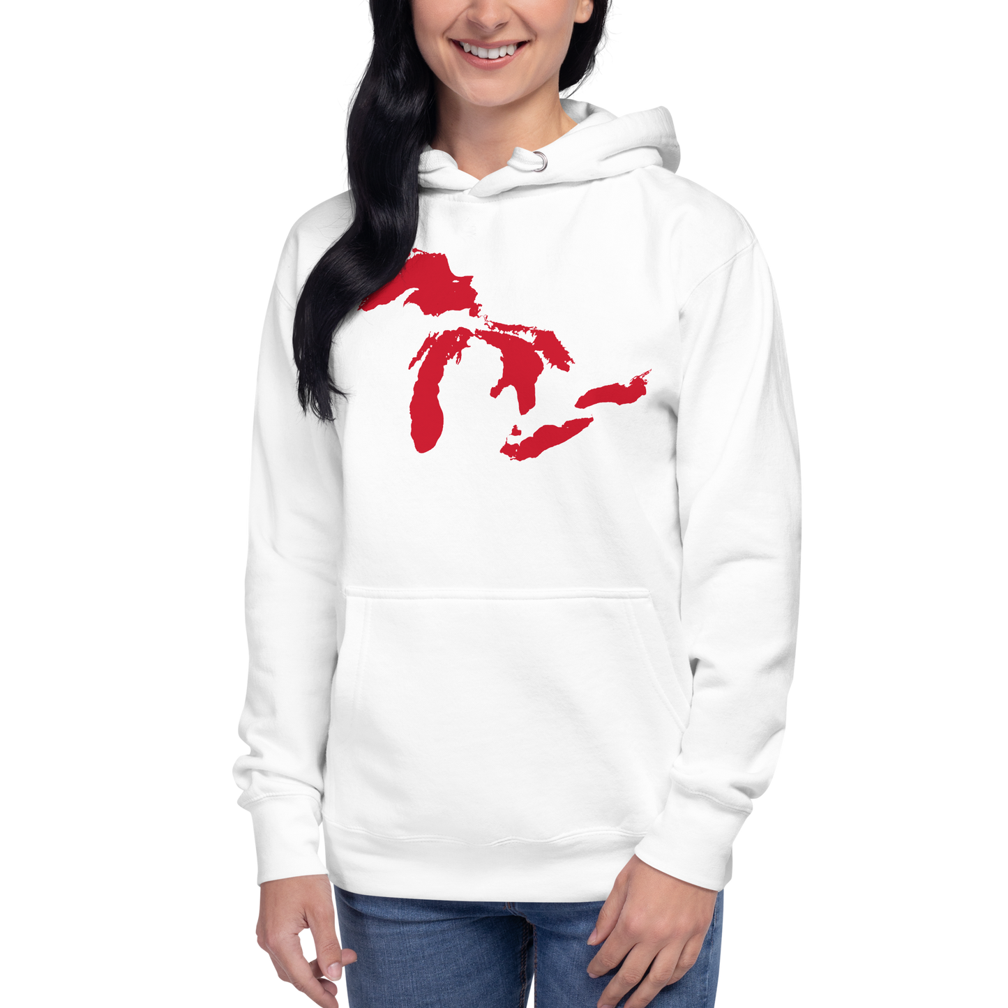 Great Lakes Hoodie (Aliform Red) | Unisex Premium