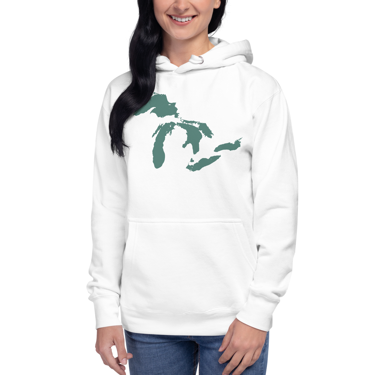 Great Lakes Hoodie (Copper Green) | Unisex Premium