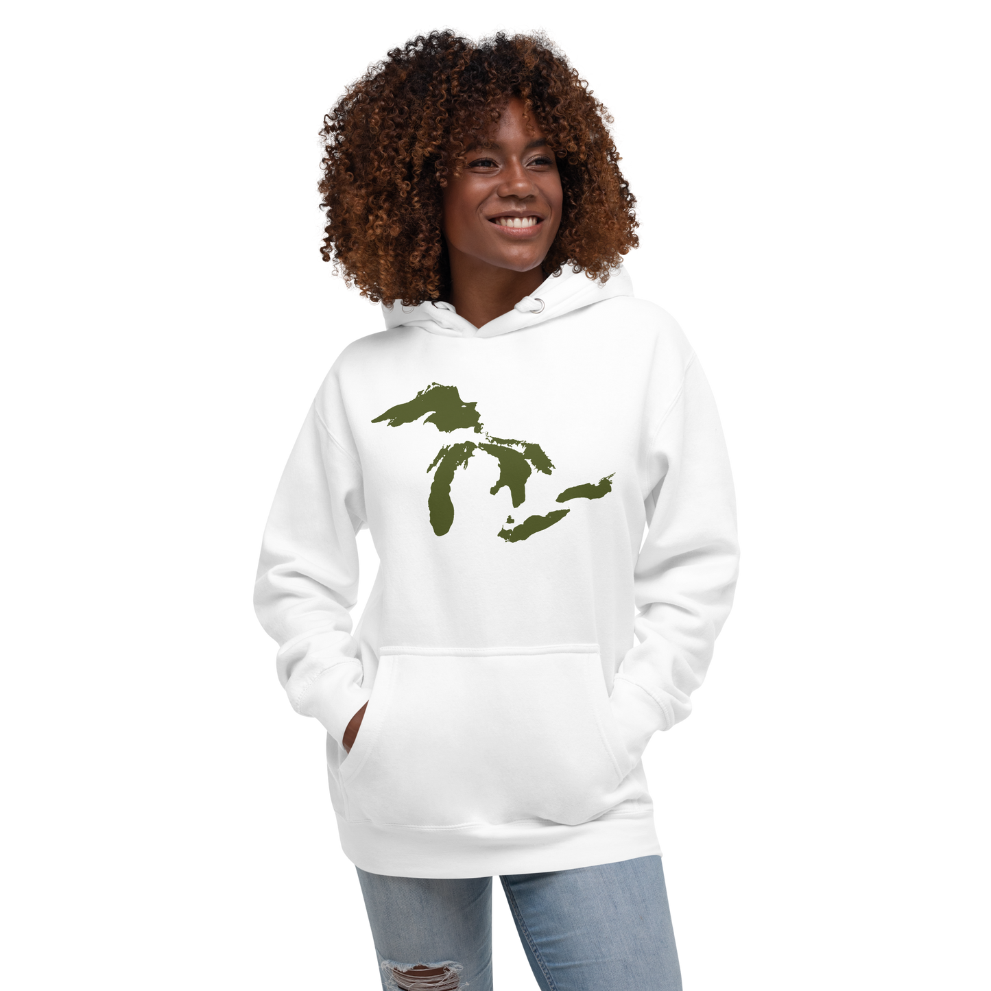 Great Lakes Hoodie (Army Green) | Unisex Premium