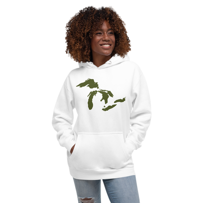 Great Lakes Hoodie (Army Green) | Unisex Premium