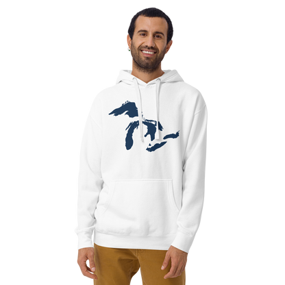 Great Lakes Hoodie (Navy) | Unisex Premium