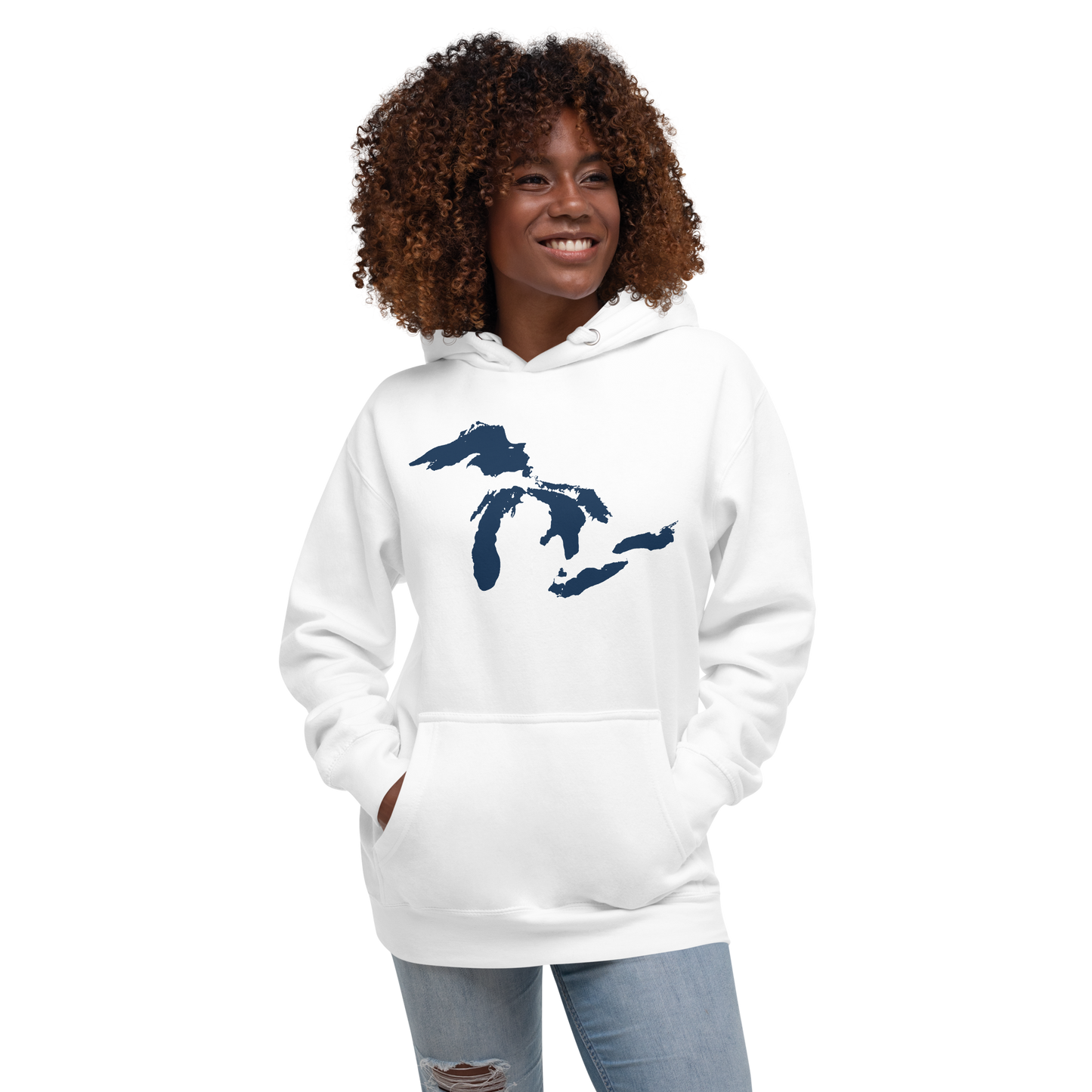 Great Lakes Hoodie (Navy) | Unisex Premium