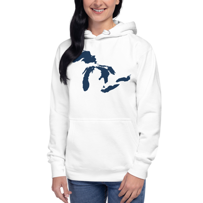 Great Lakes Hoodie (Navy) | Unisex Premium