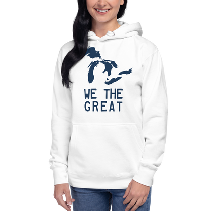 Great Lakes 'We the Great' Hoodie (Navy) | Unisex Premium