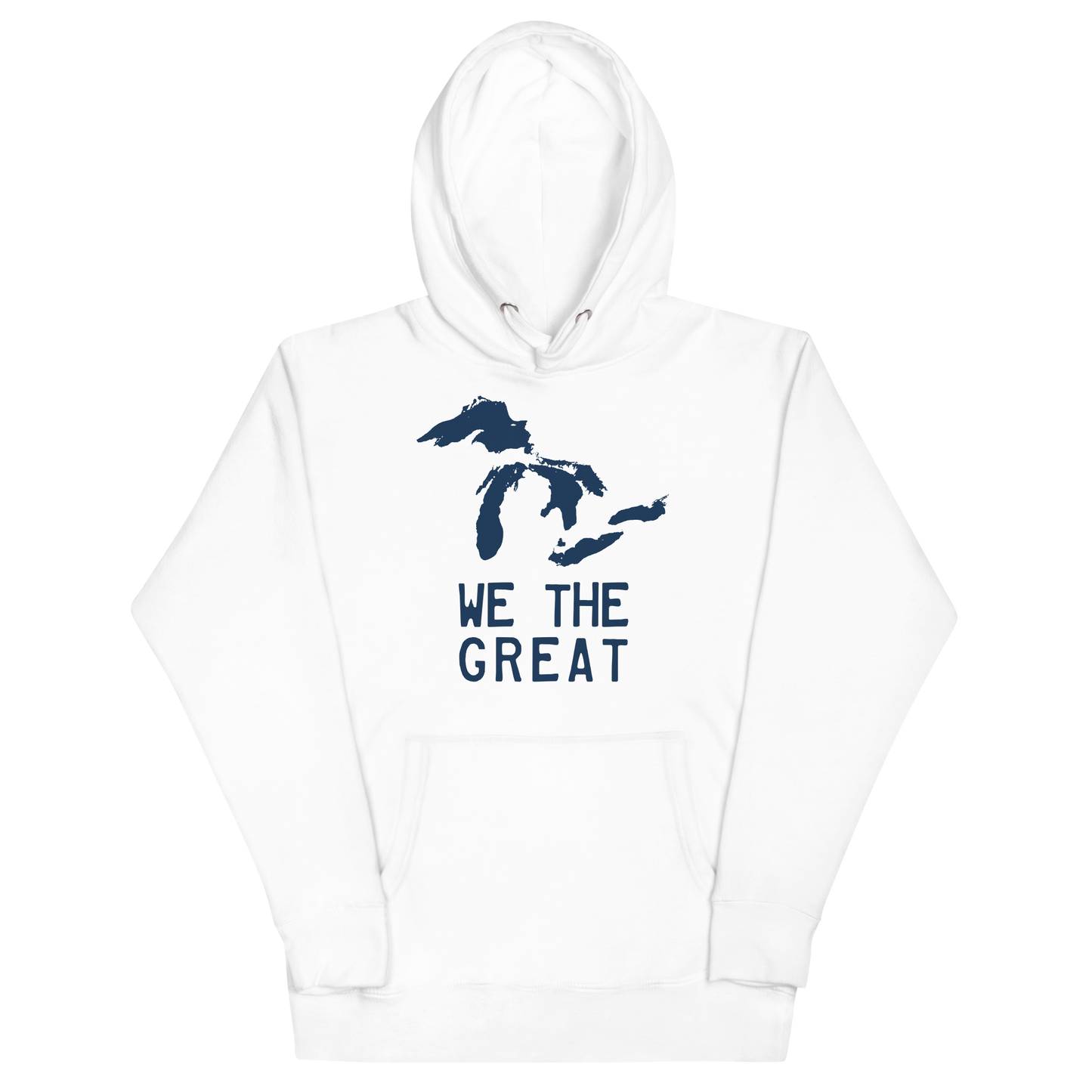 Great Lakes 'We the Great' Hoodie (Navy) | Unisex Premium