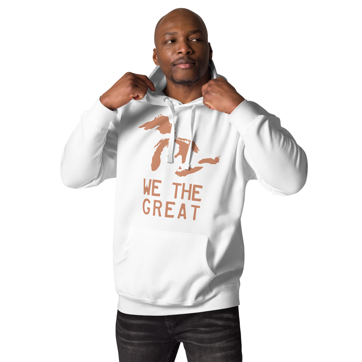 Great Lakes 'We the Great' Hoodie (Copper) | Unisex Premium