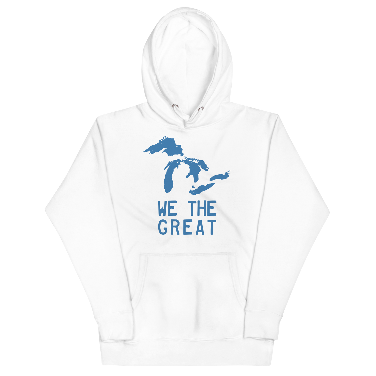 Great Lakes 'We the Great' Hoodie (Superior Blue) | Unisex Premium