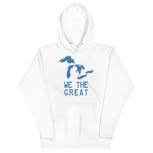 Great Lakes 'We the Great' Hoodie (Superior Blue) | Unisex Premium