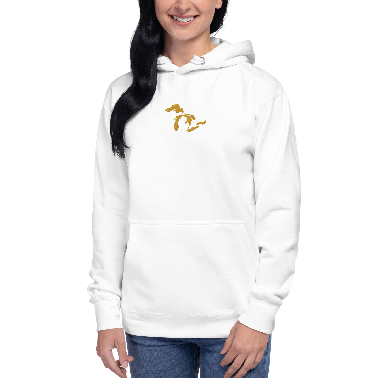 Great Lakes Hoodie (Gold) | Unisex Premium - Emb.