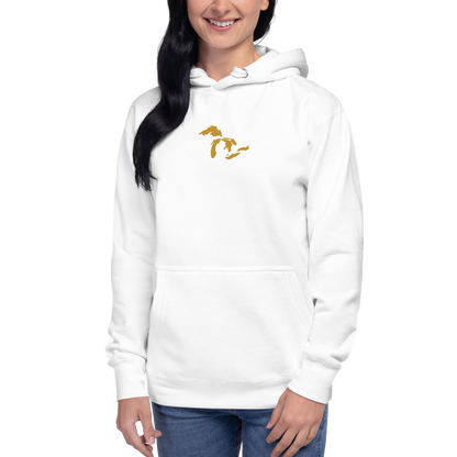 Great Lakes Hoodie (Gold) | Unisex Premium - Emb.