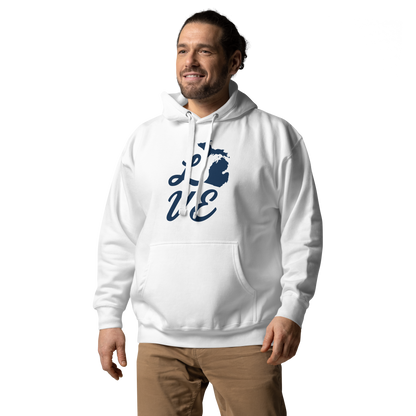 Michigan 'Love' Unisex Premium Hoodie (Script Font w/MI Outline)