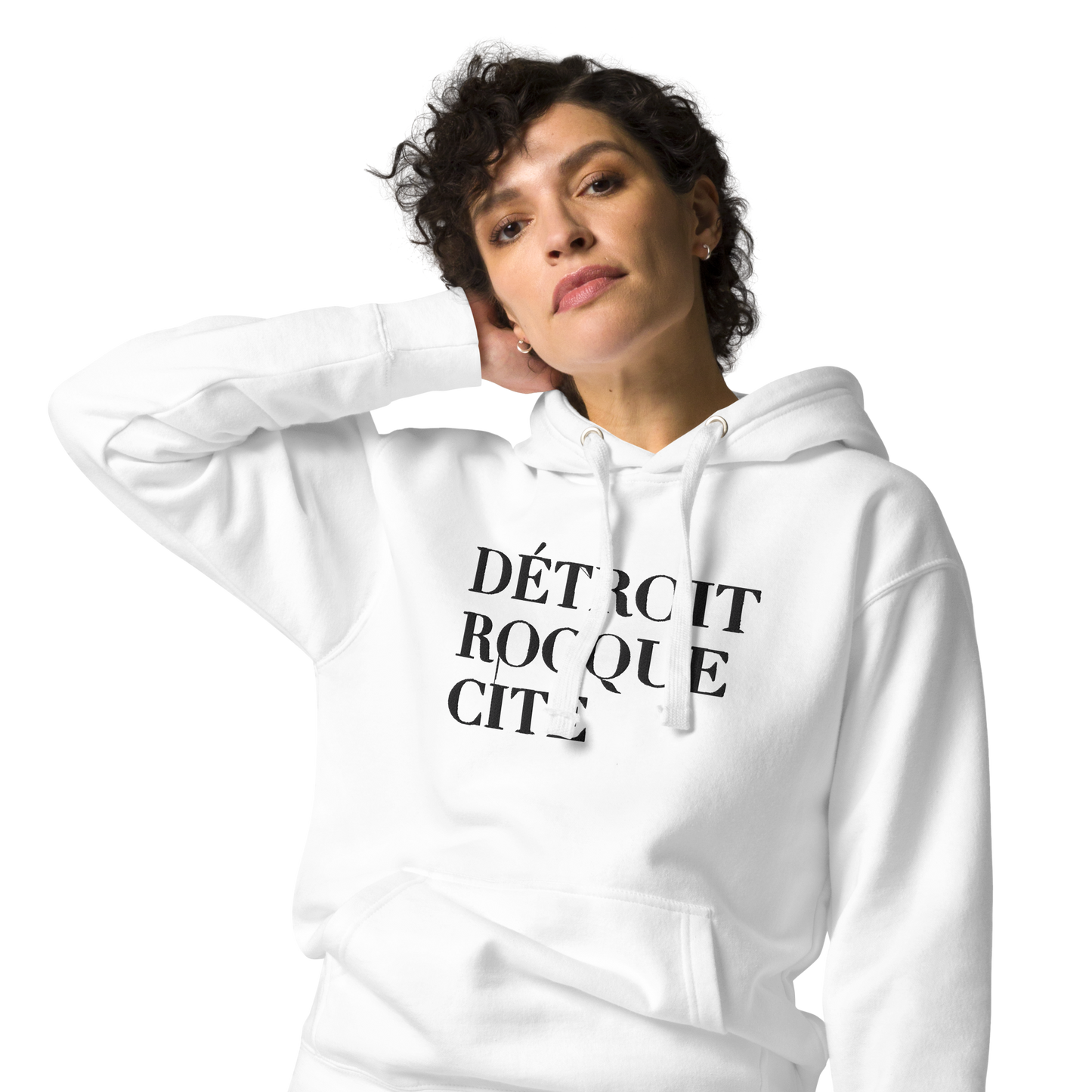 'Détroit Rocque Cité' Hoodie  | Unisex Premium - Emb.