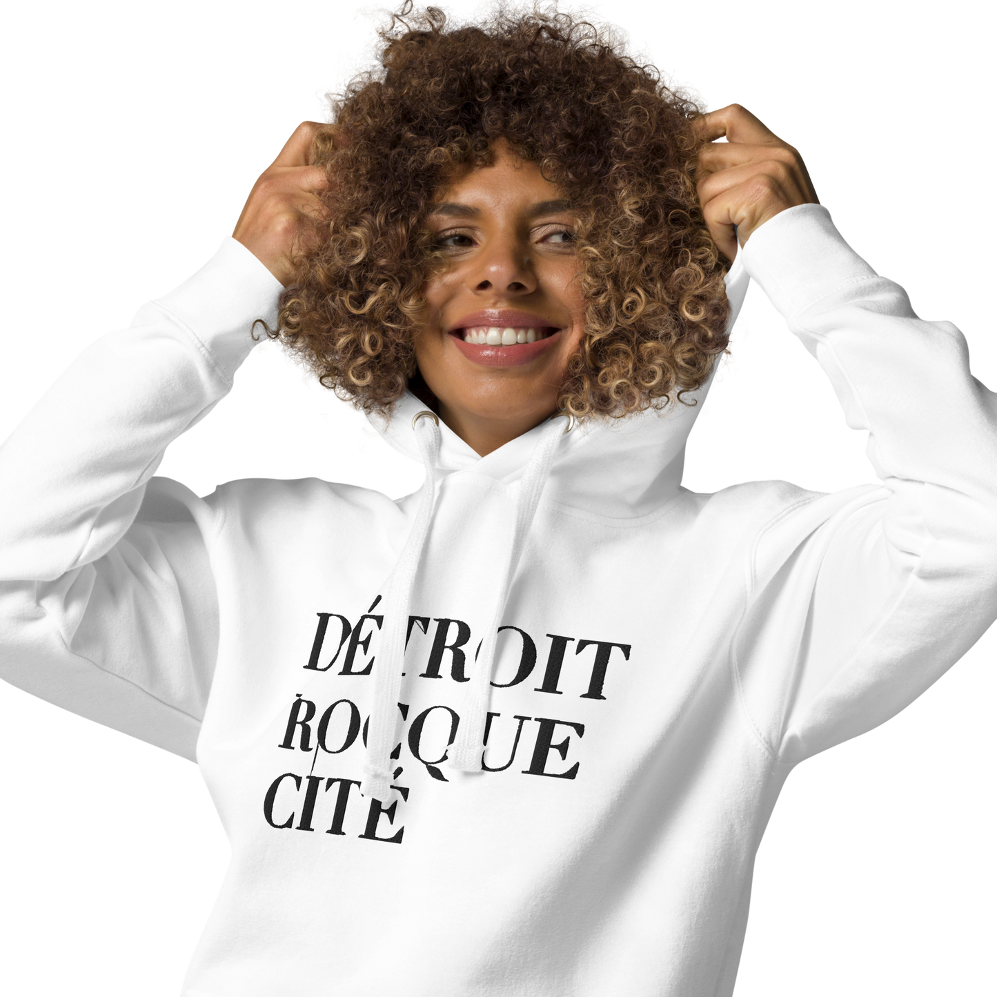 'Détroit Rocque Cité' Hoodie  | Unisex Premium - Emb.