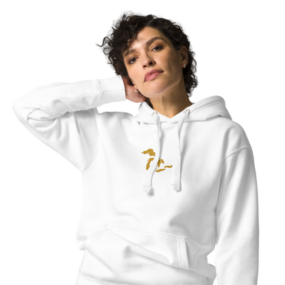 Great Lakes Hoodie (Gold) | Unisex Premium - Emb.