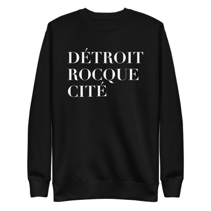 'Détroit Rocque Cité' Sweatshirt | Unisex Premium