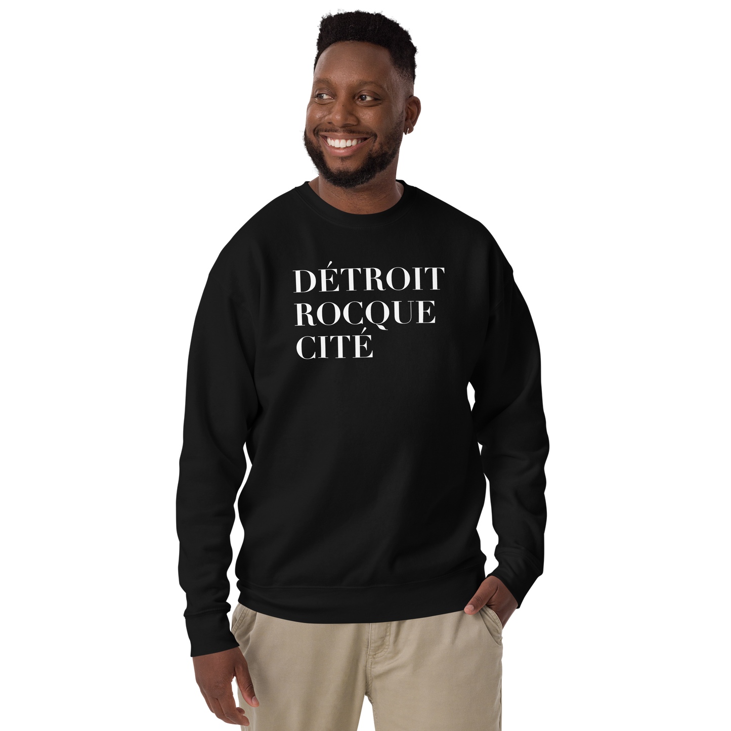 'Détroit Rocque Cité' Sweatshirt | Unisex Premium