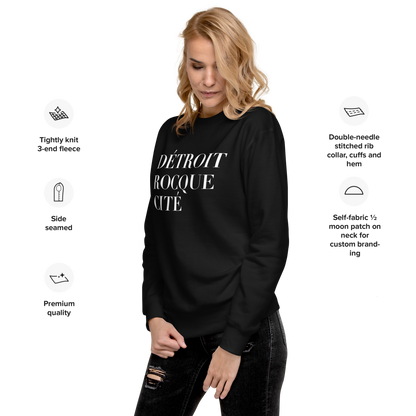 'Détroit Rocque Cité' Sweatshirt | Unisex Premium