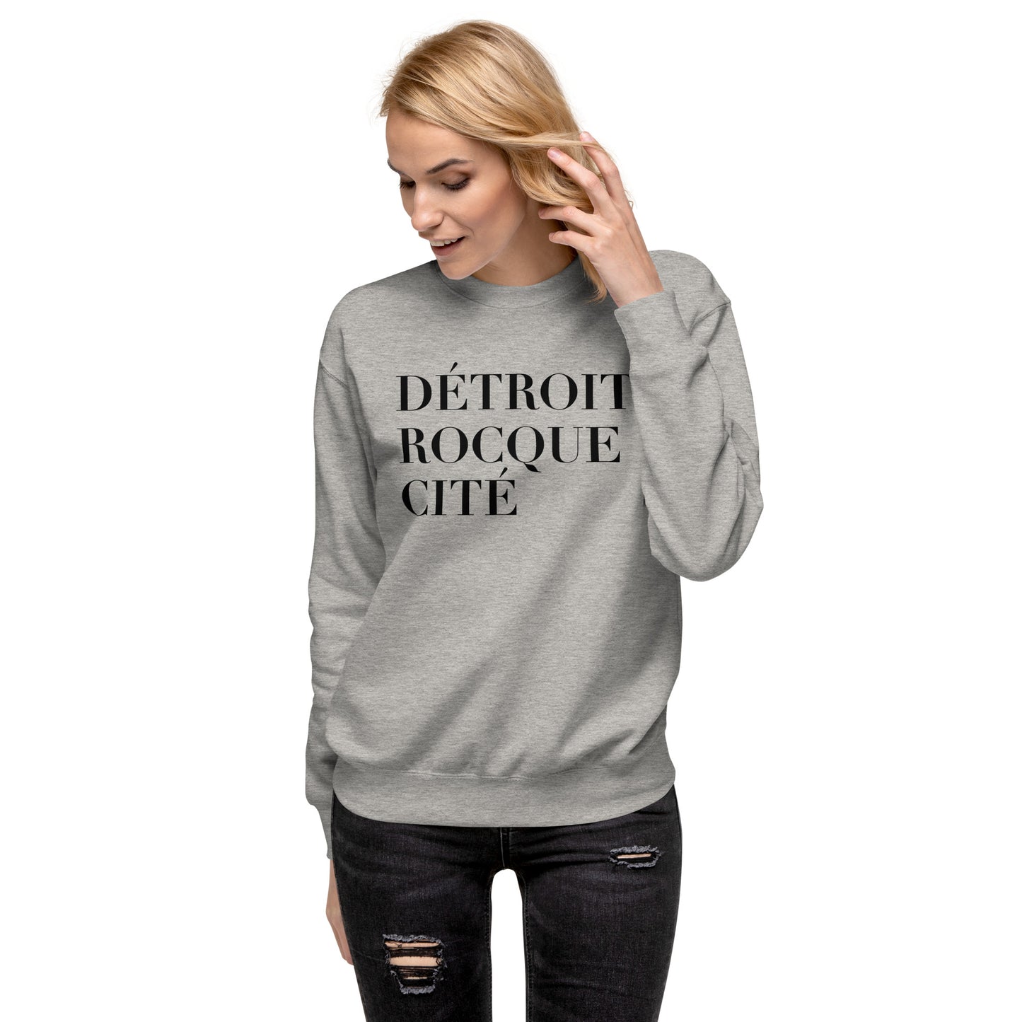 'Détroit Rocque Cité' Sweatshirt | Unisex Premium