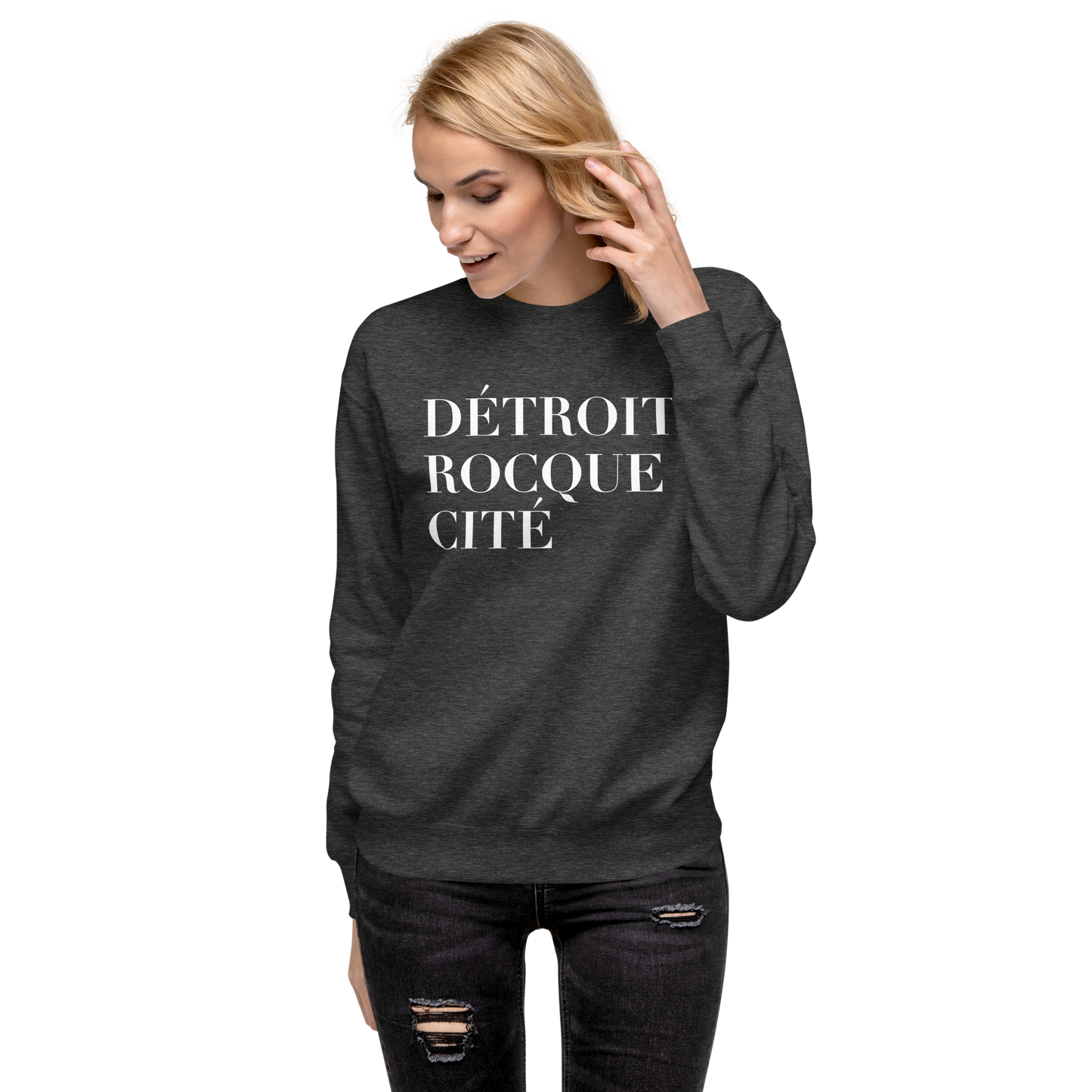 'Détroit Rocque Cité' Sweatshirt | Unisex Premium