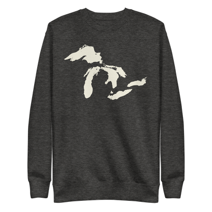 Great Lakes Sweatshirt (Ivory White) | Unisex Premium