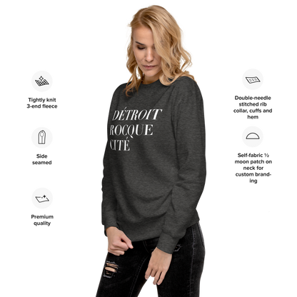 'Détroit Rocque Cité' Sweatshirt | Unisex Premium