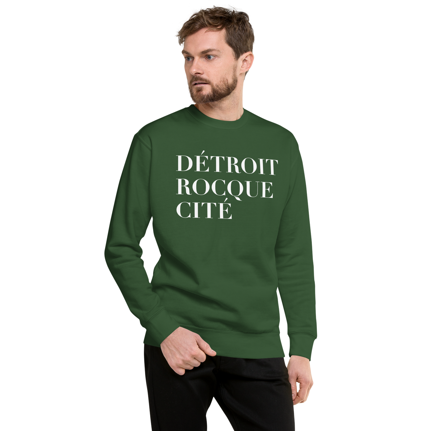 'Détroit Rocque Cité' Sweatshirt | Unisex Premium