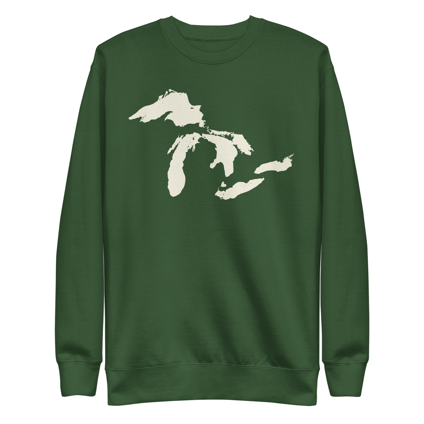 Great Lakes Sweatshirt (Ivory White) | Unisex Premium