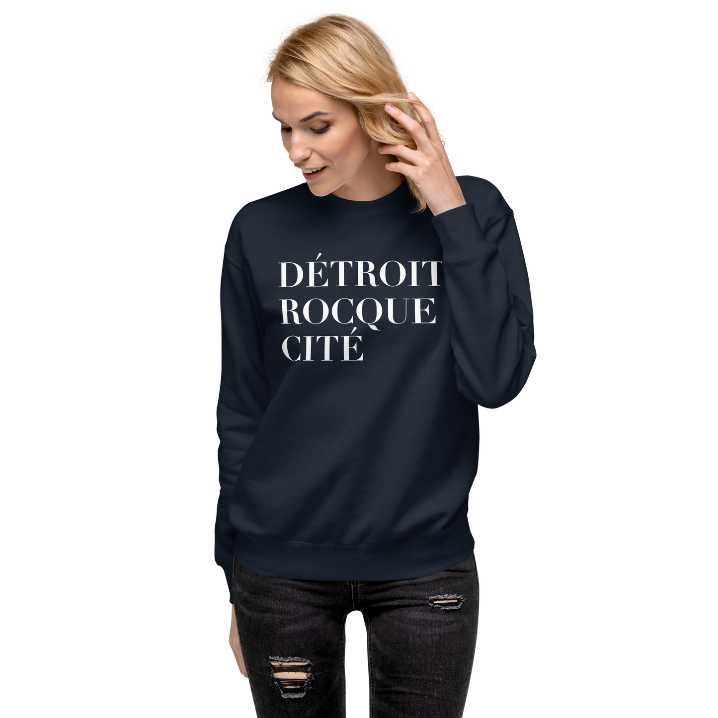 'Détroit Rocque Cité' Sweatshirt | Unisex Premium