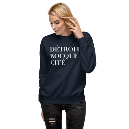 'Détroit Rocque Cité' Sweatshirt | Unisex Premium