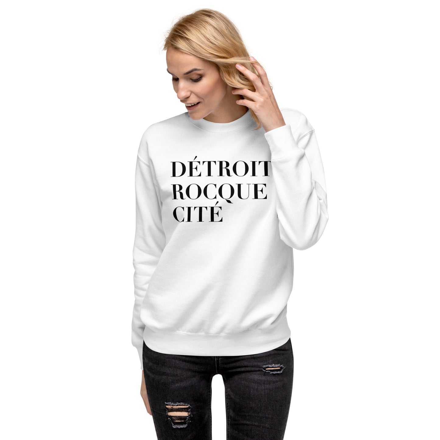 'Détroit Rocque Cité' Sweatshirt | Unisex Premium