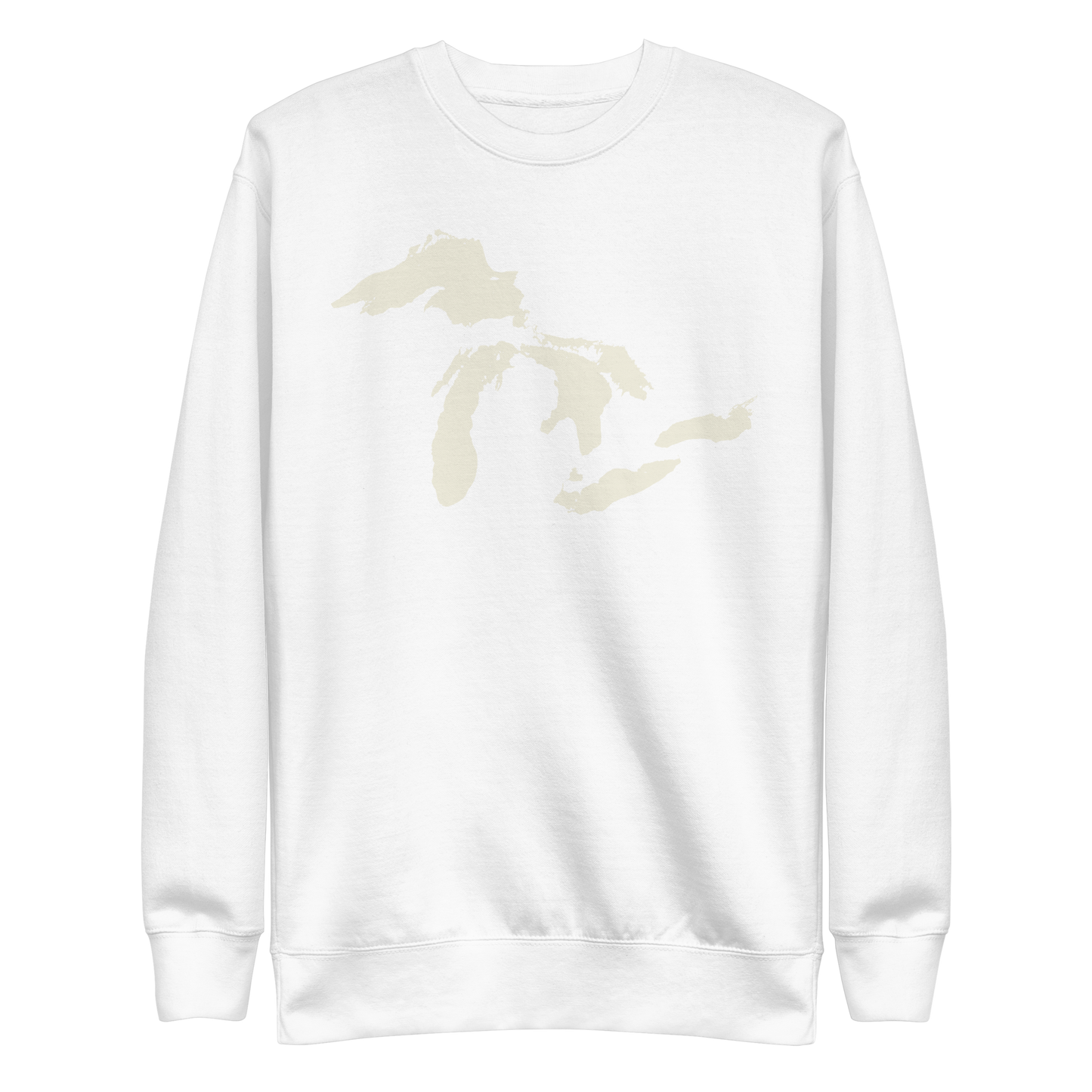 Great Lakes Sweatshirt (Ivory White) | Unisex Premium