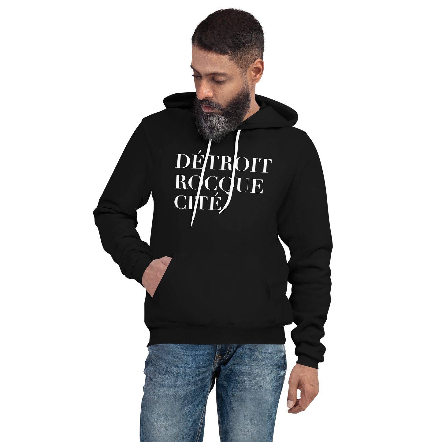 'Détrioit Rocque Cité' Hoodie | Unisex Cloud Fleece