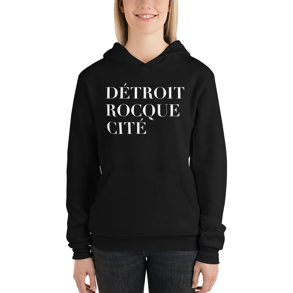 'Détrioit Rocque Cité' Hoodie | Unisex Cloud Fleece