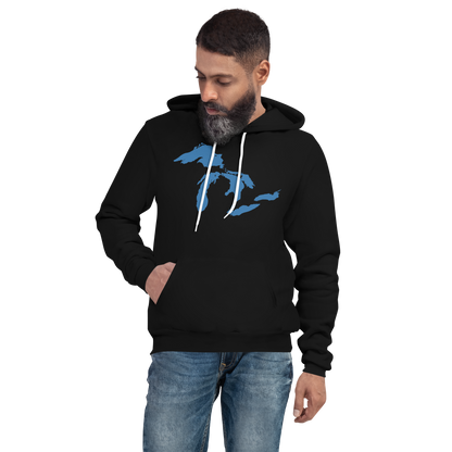 Great Lakes Hoodie (Superior Blue) | Unisex Cloud Fleece