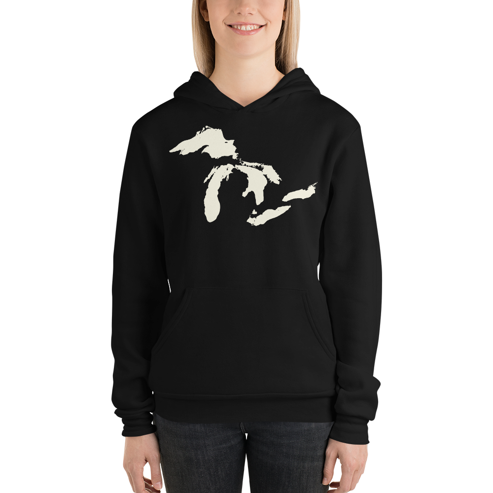 Great Lakes Hoodie (Ivory White) | Unisex Cloud Fleece