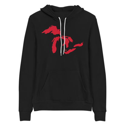 Great Lakes Hoodie (Aliform Red) | Unisex Cloud Fleece