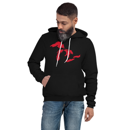 Great Lakes Hoodie (Aliform Red) | Unisex Cloud Fleece