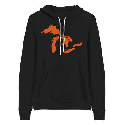 Great Lakes Hoodie (Maple Leaf Orange) | Unisex Cloud Fleece