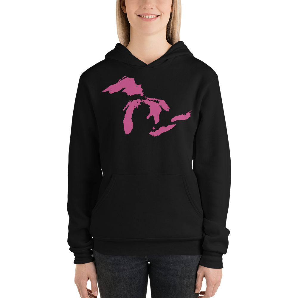 Great Lakes Hoodie (Apple Blossom Pink) | Unisex Cloud Fleece