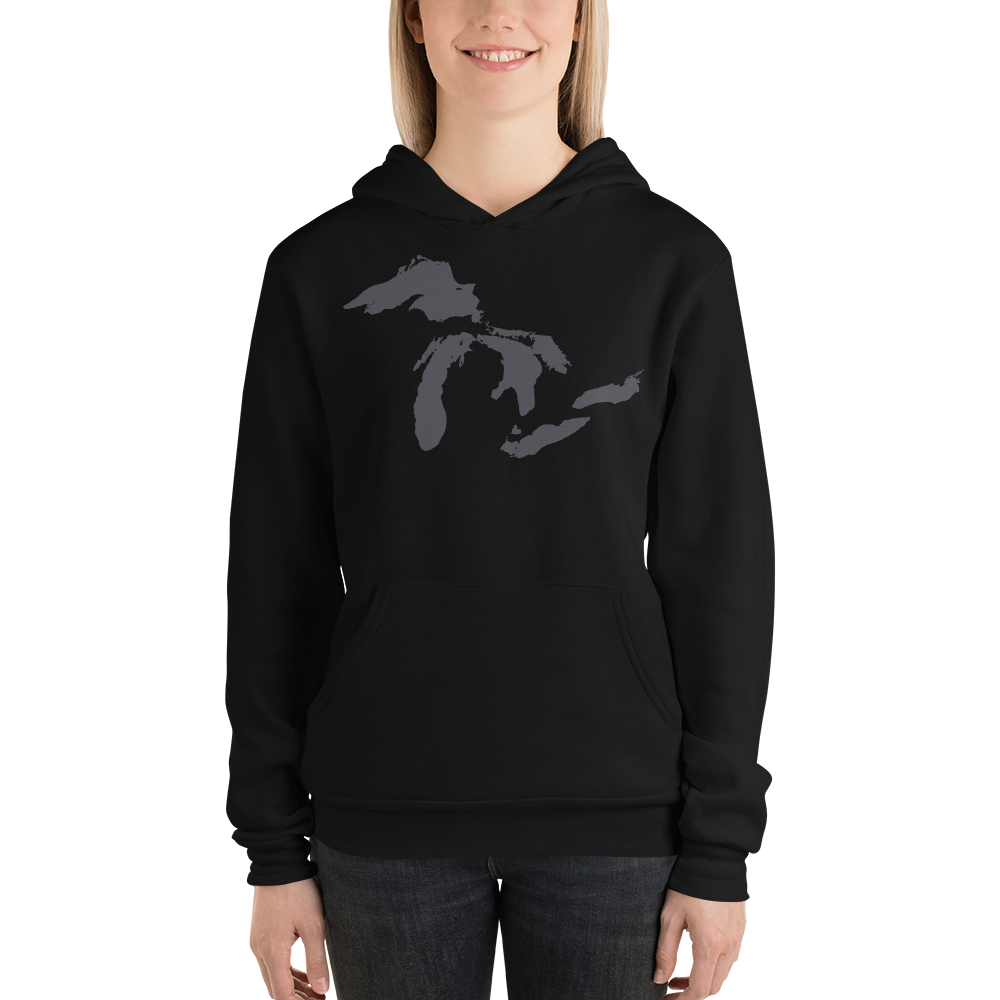 Great Lakes Hoodie (Iron Ore Grey) | Unisex Cloud Fleece