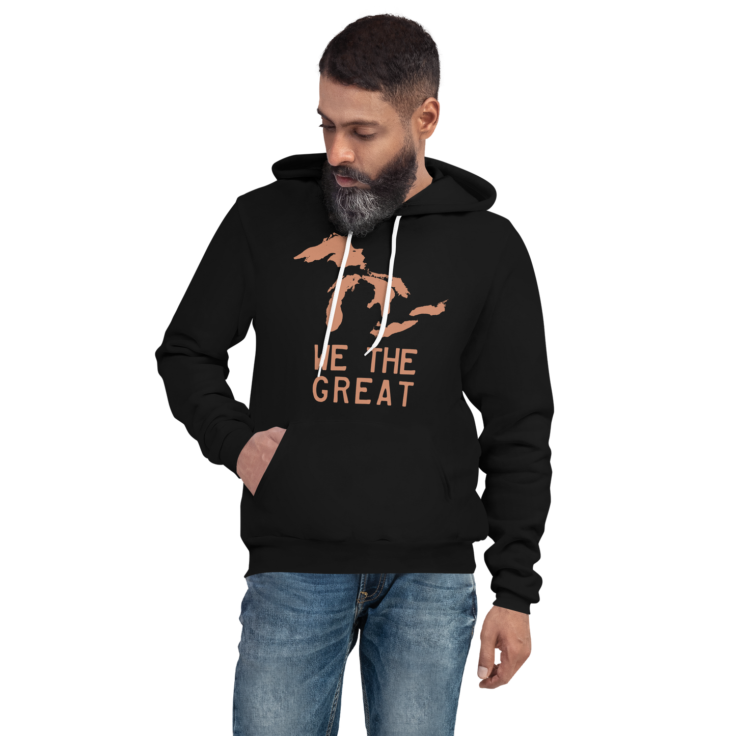 Great Lakes 'We The Great' Hoodie (Copper) | Unisex Cloud Fleece