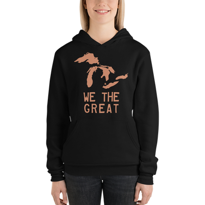 Great Lakes 'We The Great' Hoodie (Copper) | Unisex Cloud Fleece