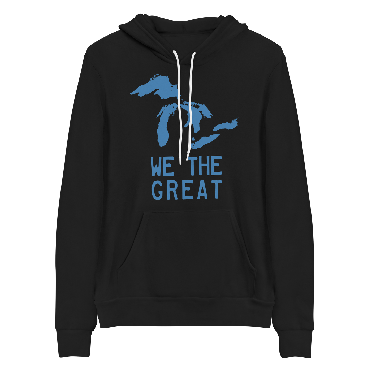 Great Lakes 'We The Great' Hoodie (Superior Blue) | Unisex Cloud Fleece