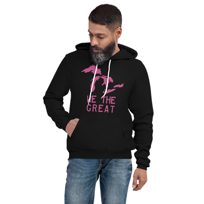 Great Lakes 'We The Great' Hoodie (Apple Blossom Pink) | Unisex Cloud Fleece