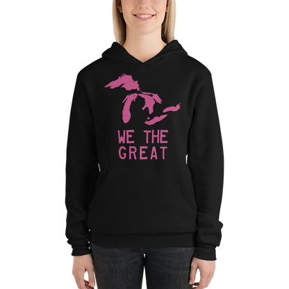 Great Lakes 'We The Great' Hoodie (Apple Blossom Pink) | Unisex Cloud Fleece