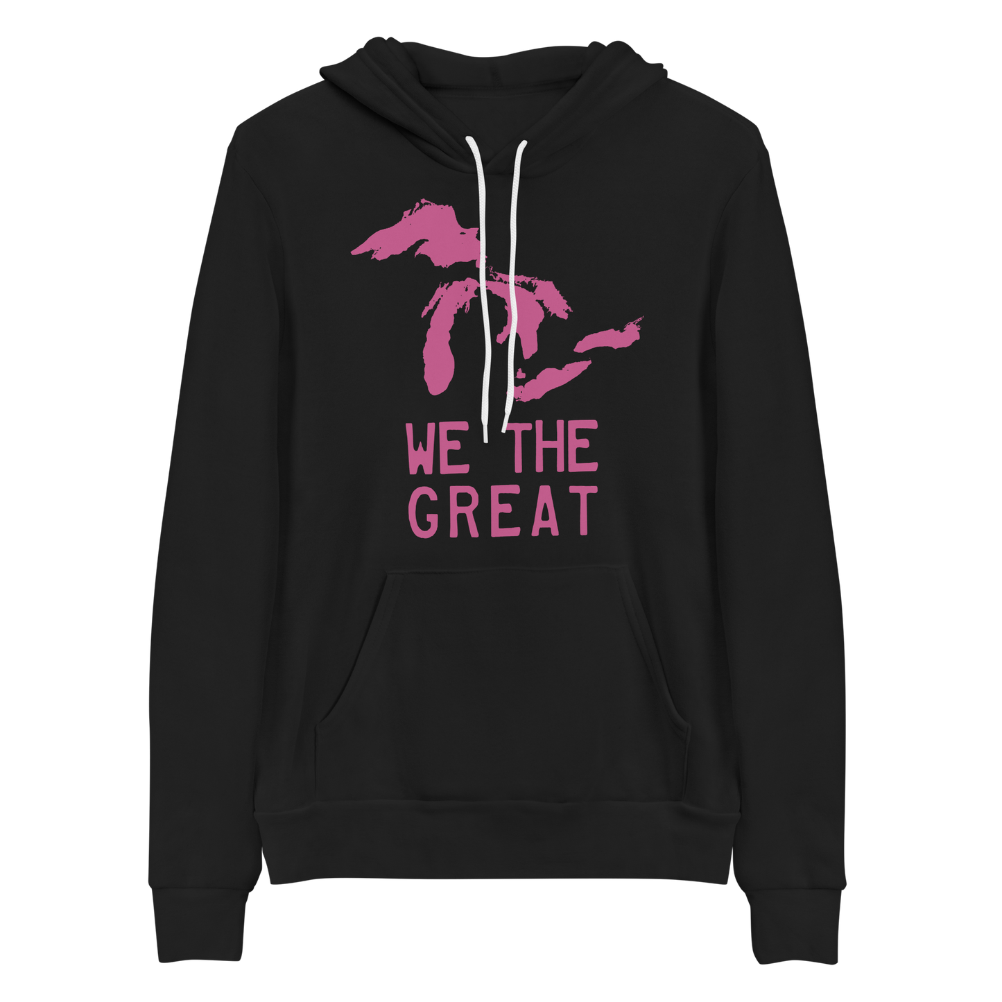 Great Lakes 'We The Great' Hoodie (Apple Blossom Pink) | Unisex Cloud Fleece