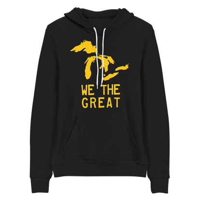 Great Lakes 'We The Great' Hoodie (Gold) | Unisex Cloud Fleece