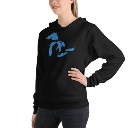 Great Lakes Hoodie (Superior Blue) | Unisex Cloud Fleece