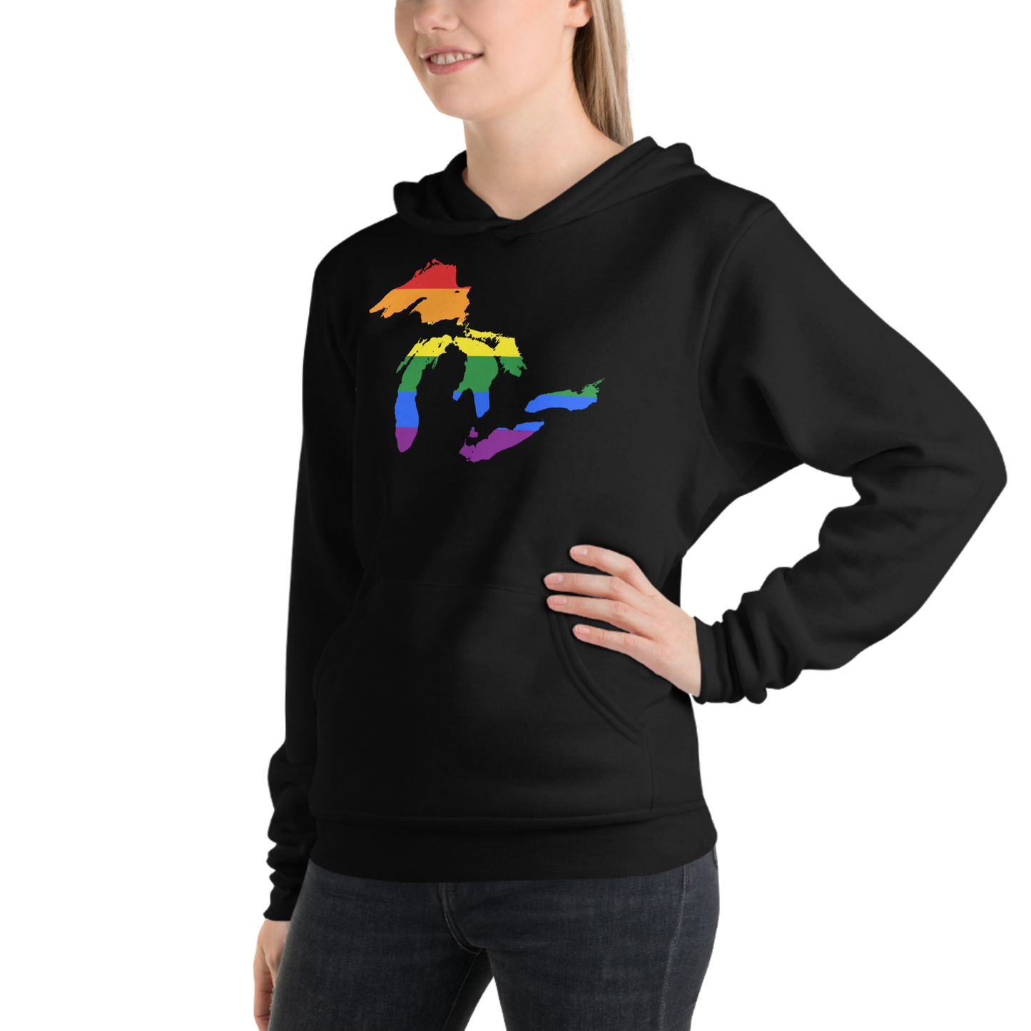 Great Lakes Hoodie (Rainbow Pride Edition) | Unisex Cloud Fleece